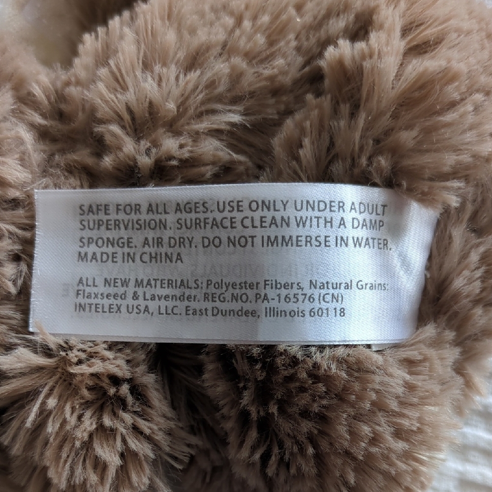 Warmies Plush Brown Sloth - Microwavable Heating Pad / Stuffy Lavender Infused - Picture 3 of 4